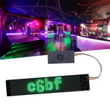 LED Matrix Panel Green Programmable Flexible Scrolling LED Sign for Store Car Bar Hotel
