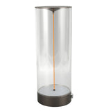 Bedside Night Light Touch Dimmable USB Charging Minimalist LED Table Lamp for Bedroom Nightstand L - Side View