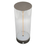 Bedside Night Light Touch Dimmable USB Charging Minimalist LED Table Lamp for Bedroom Nightstand L - Rear View