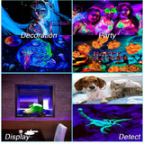 LED Black Light Bar USB Multifunctional Black Light Strip Tube UV Blacklight Strip Light for Party Bedroom 5V - Extra Image