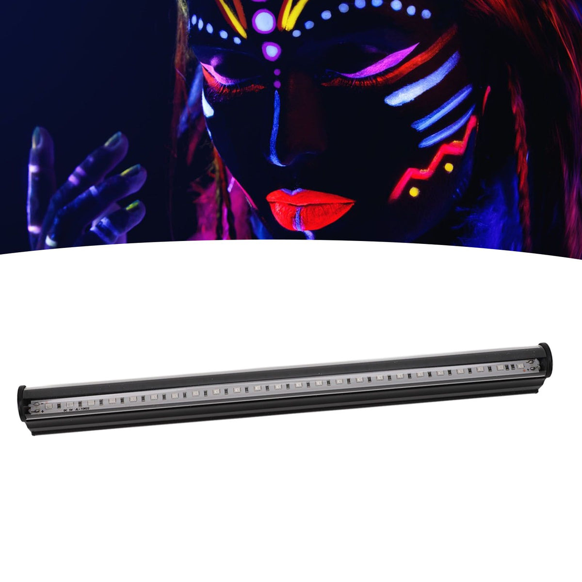 LED UV Black Light Tube UVA 380 To 400nm 29cm Length 5V USB Powered LED Blacklight Bar