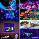 LED UV Black Light Tube UVA 380 To 400nm 29cm Length 5V USB Powered LED Blacklight Bar
