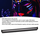 LED UV Black Light Tube UVA 380 To 400nm 29cm Length 5V USB Powered LED Blacklight Bar - Extra Image