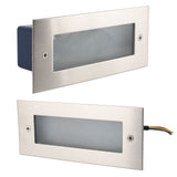 LED Step Light Indoor Outdoor Aluminum Alloy Waterproof Embedded Stair Wall Light 85 to 265V