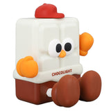 Chocolate Night Light for Kids 30min Timing Baby Silicone LED Night Lamp Rechargeable Kids Night Light Phone Holder Function - Front View