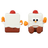 Chocolate Night Light for Kids 30min Timing Baby Silicone LED Night Lamp Rechargeable Kids Night Light Phone Holder Function - Extra Image
