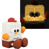 Chocolate Night Light for Kids 30min Timing Baby Silicone LED Night Lamp Rechargeable Kids Night Light Phone Holder Function