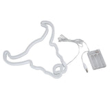Cow Neon Light Decorative Animal Neon Night Light Hanging LED Neon Sign for Wedding Party Bedroom Bar - Close-Up Angle