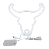 Cow Neon Light Decorative Animal Neon Night Light Hanging LED Neon Sign for Wedding Party Bedroom Bar