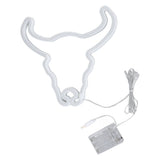 Cow Neon Light Decorative Animal Neon Night Light Hanging LED Neon Sign for Wedding Party Bedroom Bar