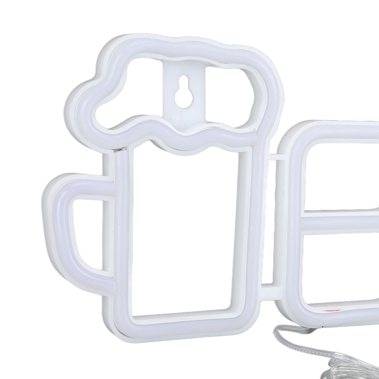 LED Neon Sign BAR Shape Design USB Or Battery Powered High Safety Widely Used Bar Neon Light for Bedroom Party Backyard White BAR