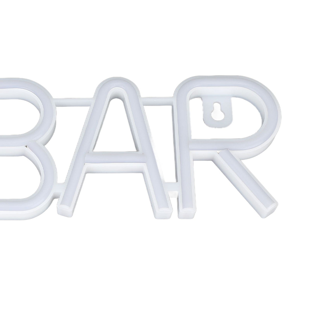 LED Neon Sign BAR Shape Design USB Or Battery Powered High Safety Widely Used Bar Neon Light for Bedroom Party Backyard Purple BAR