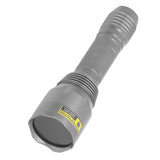 UV Flashlight Portable Aluminum Alloy Shell 365nm LED Blacklight Flashlight for Forged Documents Detecting - Top-Down View