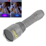 UV Flashlight Portable Aluminum Alloy Shell 365nm LED Blacklight Flashlight for Forged Documents Detecting