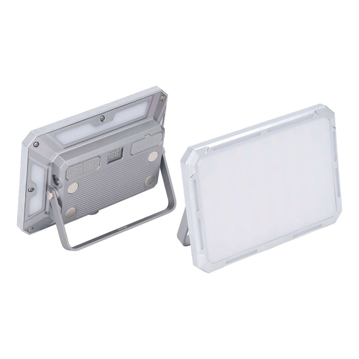 Portable LED Work Light Rechargeable Floodlight IP44 Waterproof Dimming Lamp for Outdoor Camping Hiking Workshop
