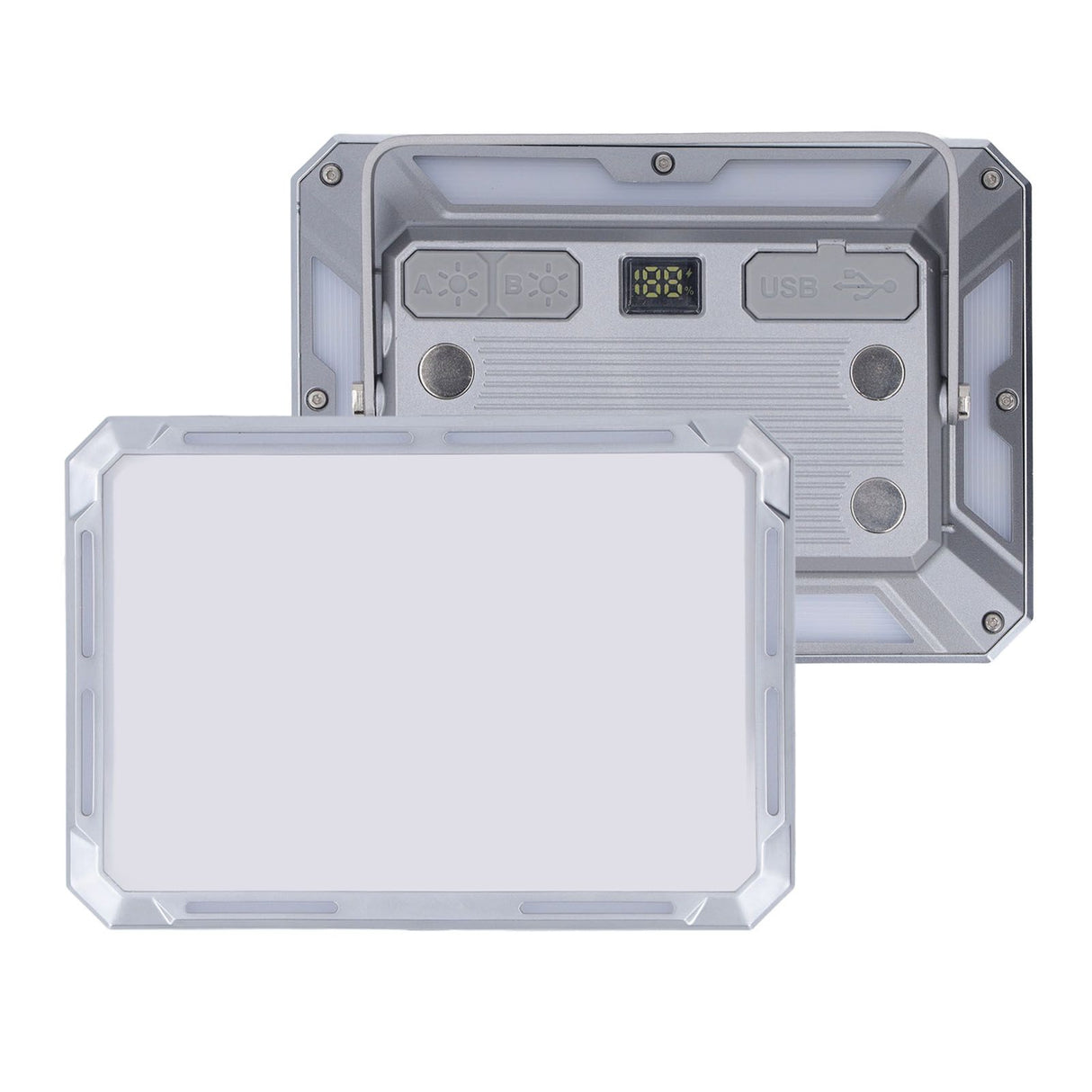 Portable LED Work Light Rechargeable Floodlight IP44 Waterproof Dimming Lamp for Outdoor Camping Hiking Workshop