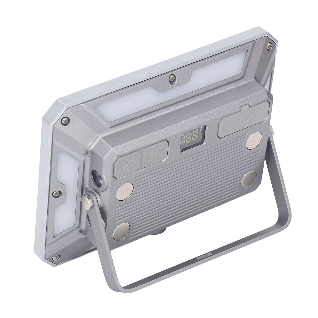 Portable LED Work Light Rechargeable Floodlight IP44 Waterproof Dimming Lamp for Outdoor Camping Hiking Workshop