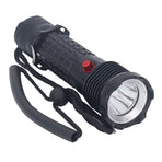 Diving Flashlight LED White Light Underwater Dive Torch IPX8 Waterproof Professional Submersible Flashlight for Deep Sea Emergency