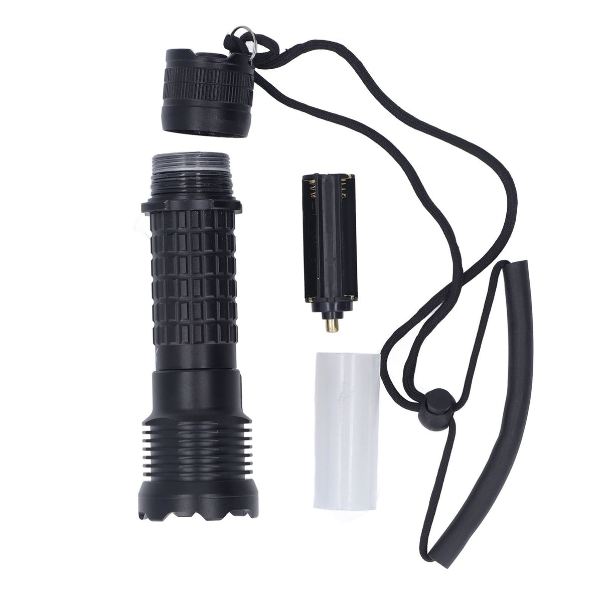 Diving Flashlight LED White Light Underwater Dive Torch IPX8 Waterproof Professional Submersible Flashlight for Deep Sea Emergency