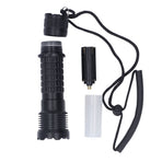 Diving Flashlight LED White Light Underwater Dive Torch IPX8 Waterproof Professional Submersible Flashlight for Deep Sea Emergency