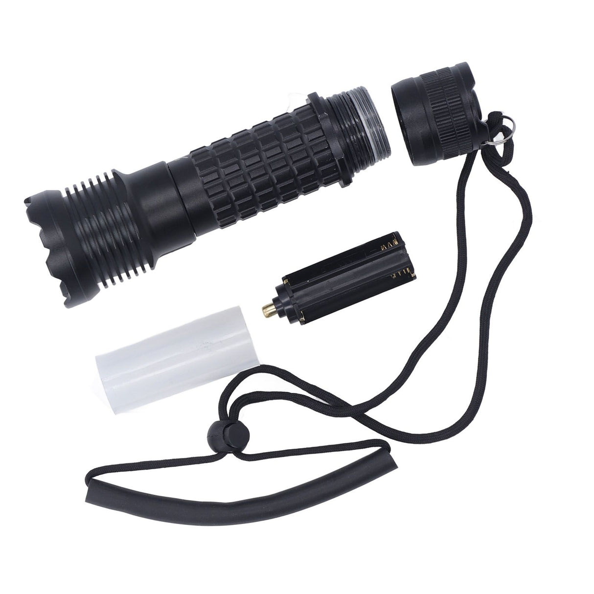 Diving Flashlight LED White Light Underwater Dive Torch IPX8 Waterproof Professional Submersible Flashlight for Deep Sea Emergency