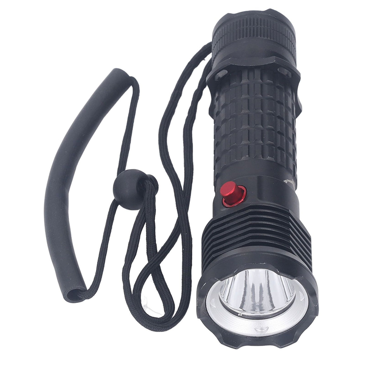 Diving Flashlight LED White Light Underwater Dive Torch IPX8 Waterproof Professional Submersible Flashlight for Deep Sea Emergency