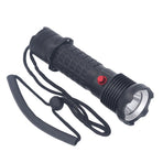 Diving Flashlight LED White Light Underwater Dive Torch IPX8 Waterproof Professional Submersible Flashlight for Deep Sea Emergency