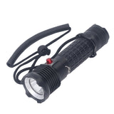 Diving Flashlight LED White Light Underwater Dive Torch IPX8 Waterproof Professional Submersible Flashlight for Deep Sea Emergency