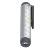 LED Pen Light Aluminum Alloy Portable USB Rechargeable Pocket Dual Beam Penlight Mini Handheld Light for Nurses Students Medical Doctors - Side View