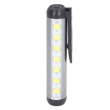 LED Pen Light Aluminum Alloy Portable USB Rechargeable Pocket Dual Beam Penlight Mini Handheld Light for Nurses Students Medical Doctors - Top-Down View