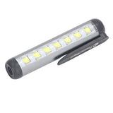 LED Pen Light Aluminum Alloy Portable USB Rechargeable Pocket Dual Beam Penlight Mini Handheld Light for Nurses Students Medical Doctors
