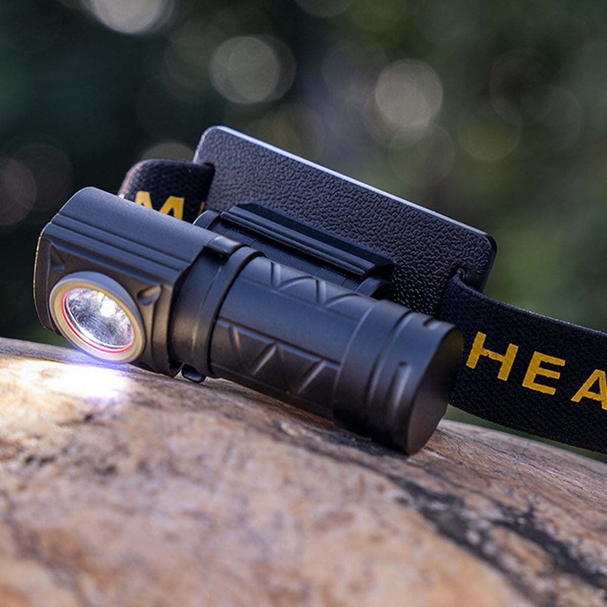 Outdoor Headlight Elastic Band Waterproof Highlight Mini Portable 550lm Headlamp Flashlight for Hiking Fishing White