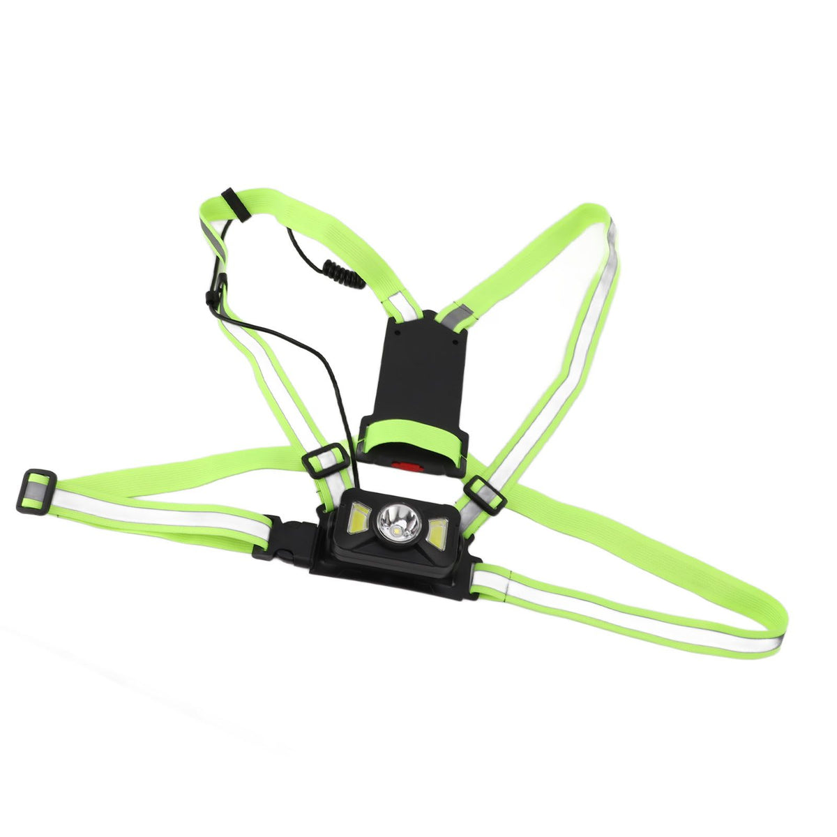 Outdoor Night Running Chest Lights Dual Light Sources IP55 Waterproof Cycling Sports Lighting for Walking Jogging Camping Hiking