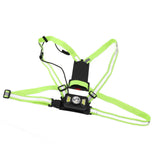Outdoor Night Running Chest Lights Dual Light Sources IP55 Waterproof Cycling Sports Lighting for Walking Jogging Camping Hiking