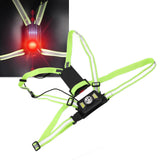 Outdoor Night Running Chest Lights Dual Light Sources IP55 Waterproof Cycling Sports Lighting for Walking Jogging Camping Hiking - Extra Image