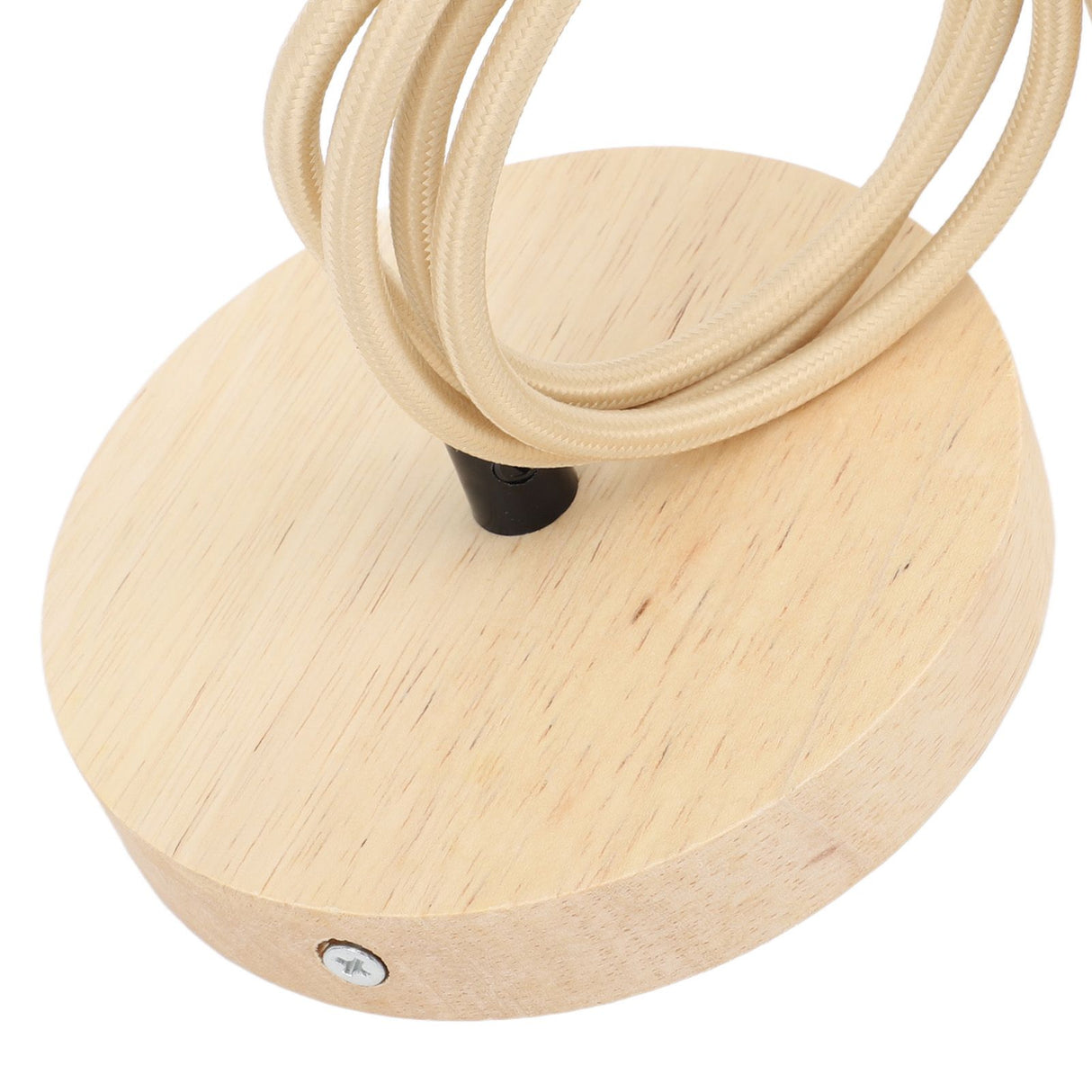 E27 Wooden Pendant Light Bulb Holder Vintage Lighting Accessory Wooden Ceiling Pendant Light Base Socket 220V