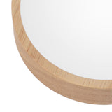 Round Wood Lighted Base Stand USB Powered 3 Color Temperature 10 Level Brightness Button Control LED Display Plate for Glass Crystal Art