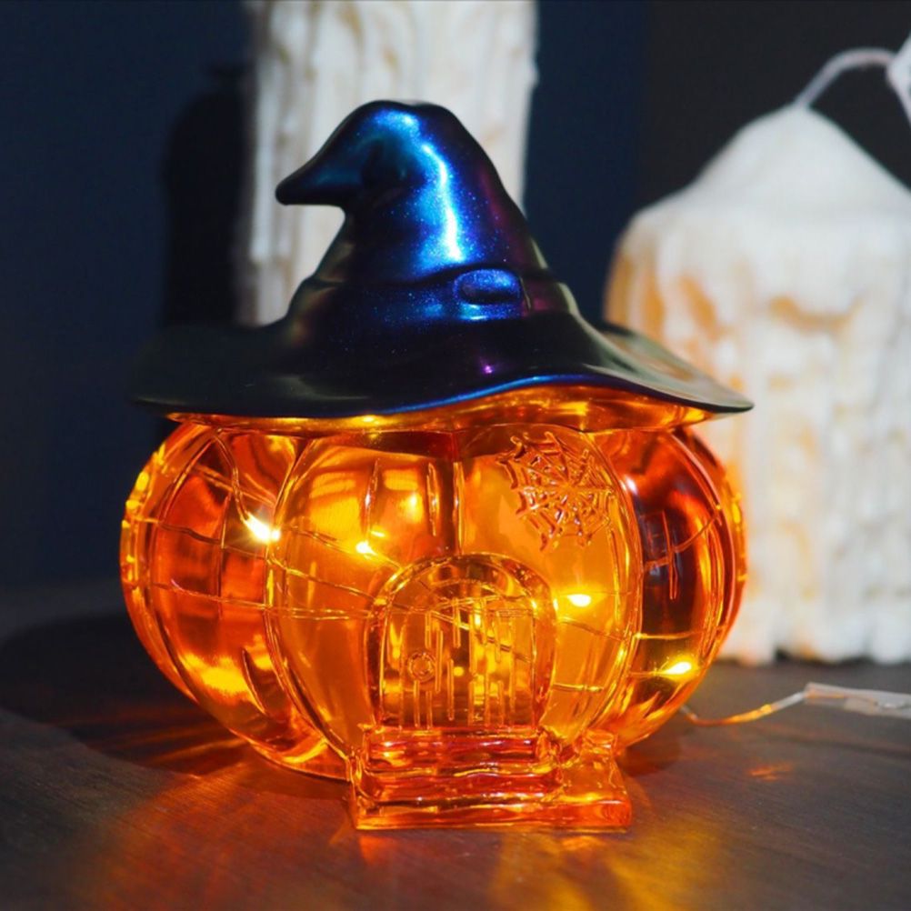 Halloween Witch Pumpkin Elf Silicone Mold Mirror Silicone Mold Candy Storage Box for DIY Crafts