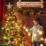 Christmas Tree Topper Star with LED String Light Glitter Christmas Tree Top Star Lamp for Christmas Home Decoration - Low Angle