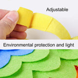 Pets Domestic Costume Pet Dog Cats Bird Shape Costumes Pet Bird Wing Felt Clothing Sniffing Pad for Halloween or Christmas - Top-Down View