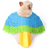 Pets Domestic Costume Pet Dog Cats Bird Shape Costumes Pet Bird Wing Felt Clothing Sniffing Pad for Halloween or Christmas - 45-Degree Angle