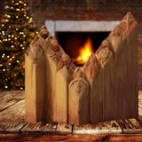 Heaven Nativity Tree Pillar Statue Resin Craft Statues Desktop Ornament Home Office Restaurant Decoration - Close-Up Angle
