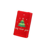 2Pcs Christmas Face Towel Xmas Red Santa Claus New Year Gift Washing Towel Hand Face Cloth Towel for Home Bathroom - Extra Image
