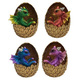 Simulations Crystal Dragon Egg Ornaments Desktop Decorations Shiny Resin Dragon Egg Ornaments Gift for Friends and Family - Side View
