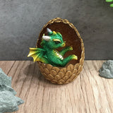 Simulations Crystal Dragon Egg Ornaments Desktop Decorations Shiny Resin Dragon Egg Ornaments Gift for Friends and Family - Extra Image
