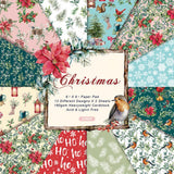 24 Sheets 6 Inch DIY Album Scrapbook Decorative Paper Pad Single Sided Background Cardstock Paper Patterned Papers for Magazines and DIY Origami