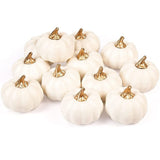 12 Pack Christmas Artificial Pumpkin Sets Made of Foam Simulation Pumpkin Ornament for Autumn Halloween Thanksgiving Decoration