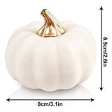 12 Pack Christmas Artificial Pumpkin Sets Made of Foam Simulation Pumpkin Ornament for Autumn Halloween Thanksgiving Decoration