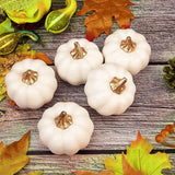 12 Pack Christmas Artificial Pumpkin Sets Made of Foam Simulation Pumpkin Ornament for Autumn Halloween Thanksgiving Decoration