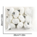 12 Pack Christmas Artificial Pumpkin Sets Made of Foam Simulation Pumpkin Ornament for Autumn Halloween Thanksgiving Decoration - Close-Up Angle